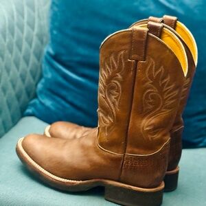 Justin Boots Brown Leather Men's Boots